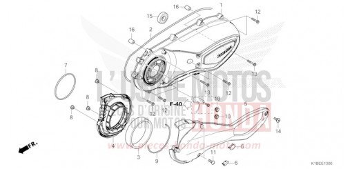 PANNEAU CARTER-MOTEUR G. NSS350AP de 2023